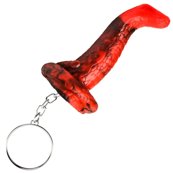 King Cobra Keychain Red XR Brands Creature Cocks Vibrators