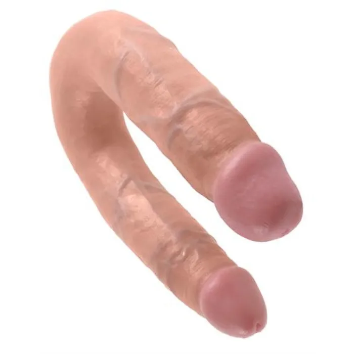 King Cock Double Trouble Medium Flesh Pipedream Dildos