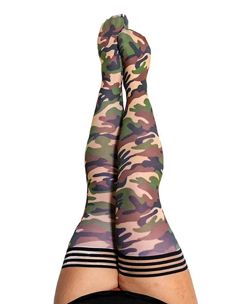 Kixies INC Vibrators Kixies Alex Thigh High Camouflage