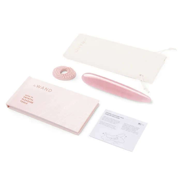 Le Wand Vibrators | Le Wand Crystal Slim Wand - Rose Quartz