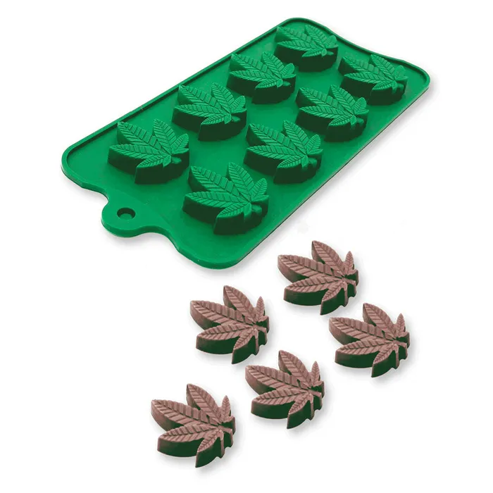 Little Genie Cannabis Silicone Weed Leaf Ice Mould-(lgcp.1127) | Female Sex Toys