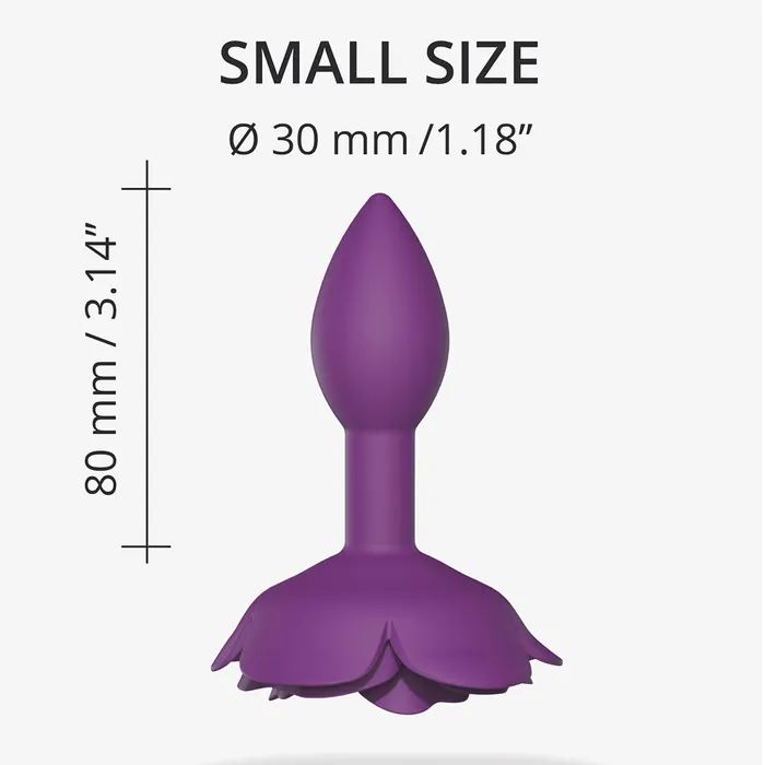 Love to Love Open Roses Plug Small - Purple Rain | Love to Love Anal