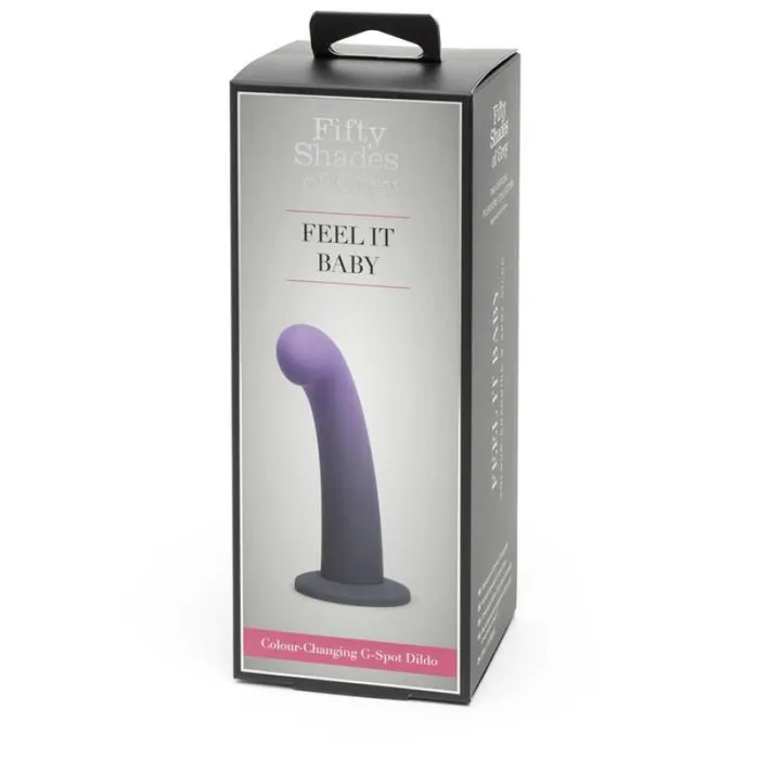 Lovehoney Fifty Shades Fifty Shades Feel It Baby Colour Changing G-Spot  Dildo | Dildos