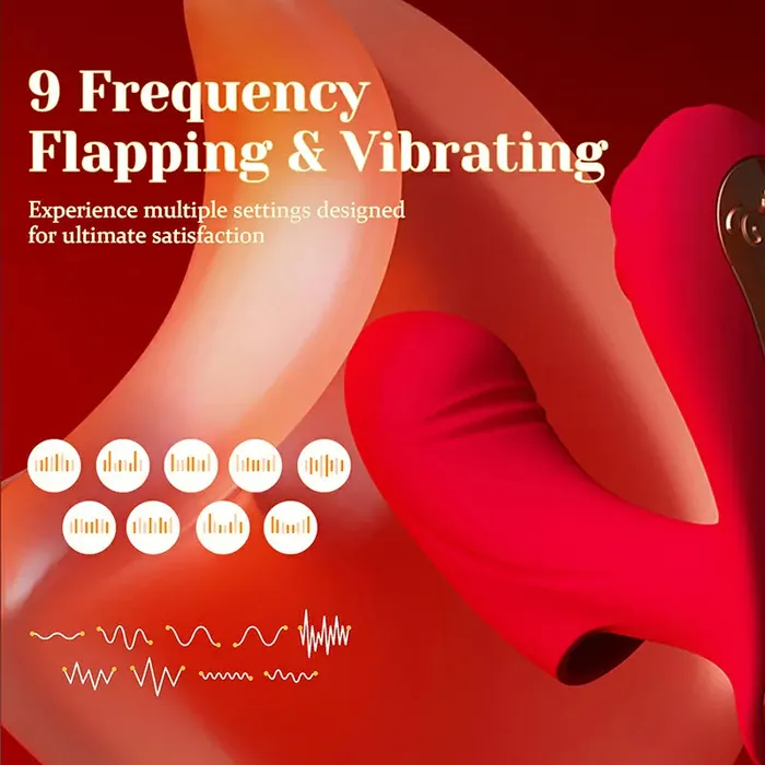 Lovetoyshub Female Sex Toys | APP Control Flapping & Vibrating Finger Vibrator