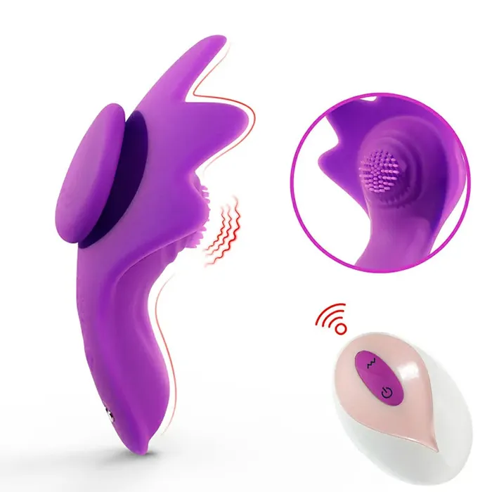 Lovetoyshub Remote Controlled Vibrator 10 Vibration Wearable Design Vibrators