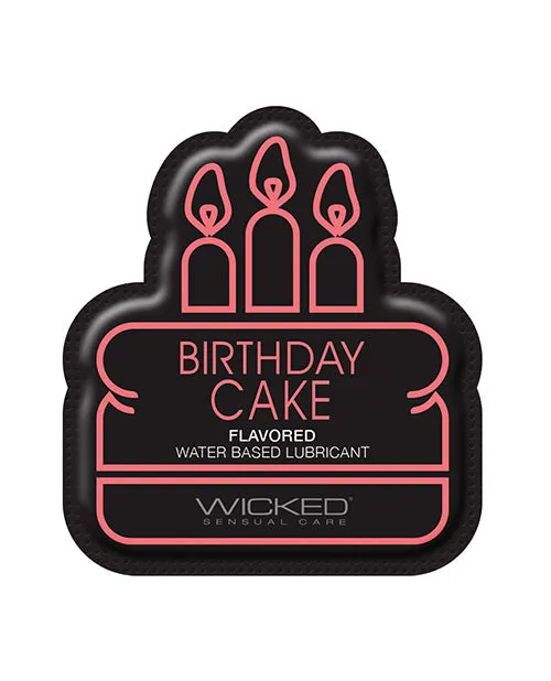 Lubricants Wicked Sensual Care Water Based Lubricant 1 Oz Birthday Cake Wicked Sensual Care