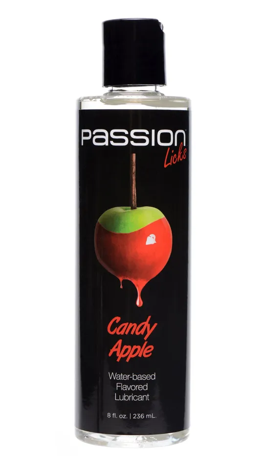 Lubricants | XR Brands Passion Licks Candy Apple Water Based Flavored Lubricant - 8 Fl Oz / 236 ml