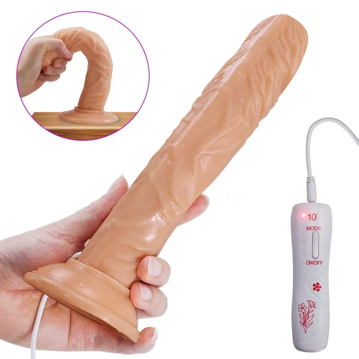 Lusty Age Female Sex Toys Double motor Realistic Dildo vibrator