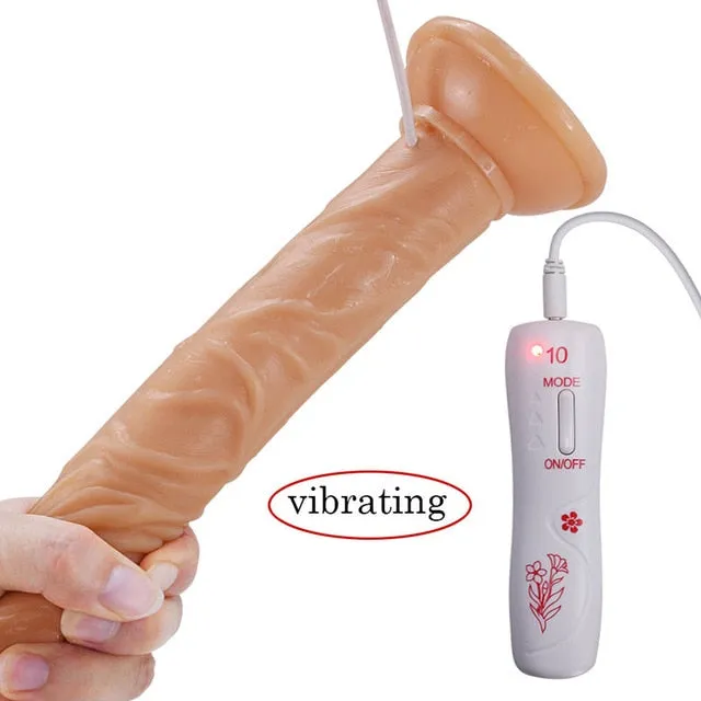 Lusty Age Female Sex Toys | Double motor Realistic Dildo vibrator