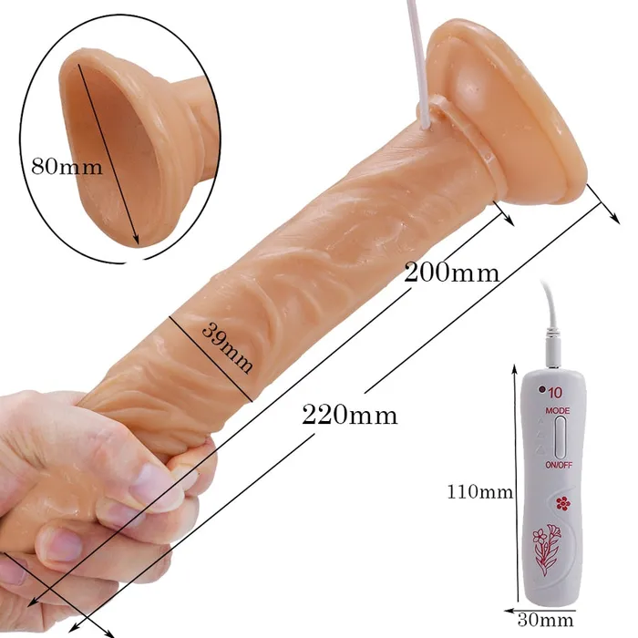 Lusty Age Female Sex Toys | Double motor Realistic Dildo vibrator