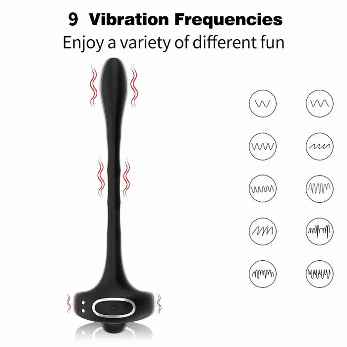 Lusty Age Male Sex Toys | Adjustable Penis Ring & Anal Vibrator