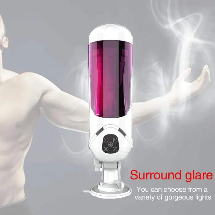 Lusty Age Male Sex Toys | Full Automatic Piston Telescopic Rotation Male Masturbator Cup