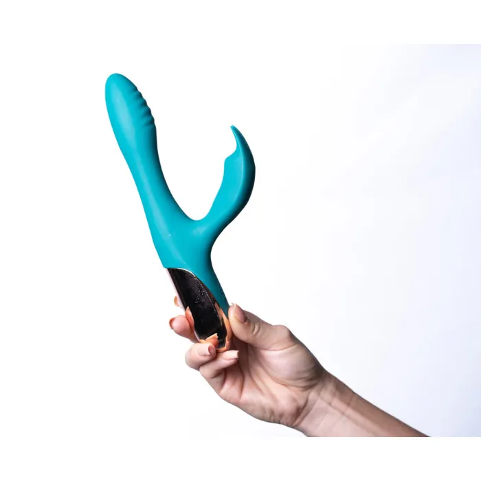 Maia Toys Vibrators | Skyler Silicone Bendable Rabbit - Green