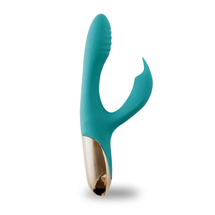 Maia Toys Vibrators | Skyler Silicone Bendable Rabbit - Green