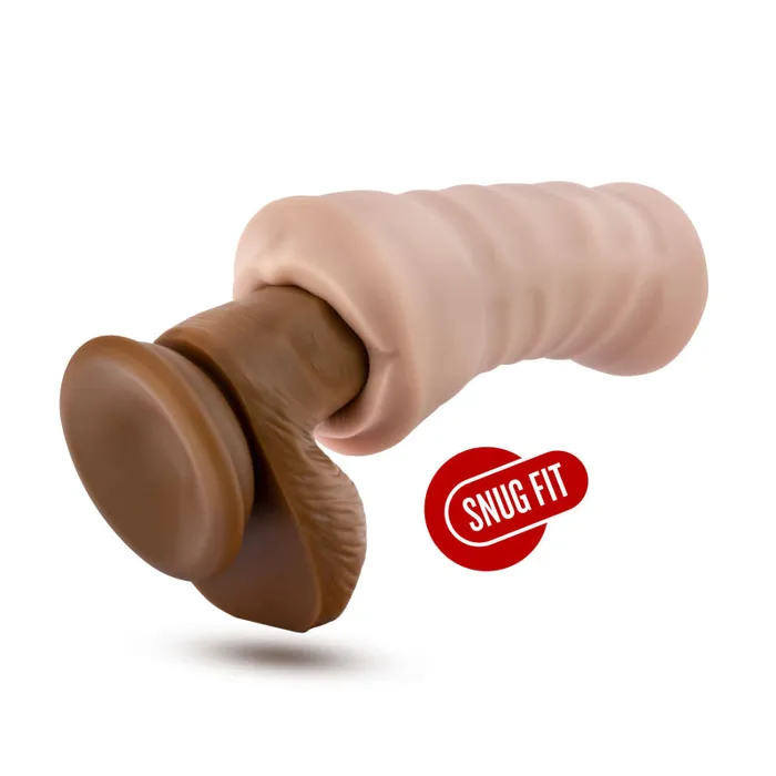 Male Sex Toys | Blush Enlust - Nicole - Vibrating Stroker - Beige