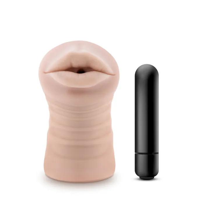 Male Sex Toys | Blush Enlust - Nicole - Vibrating Stroker - Beige