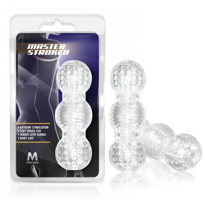 Male Sex Toys Blush Novelties M for Men Master Stroker Clear