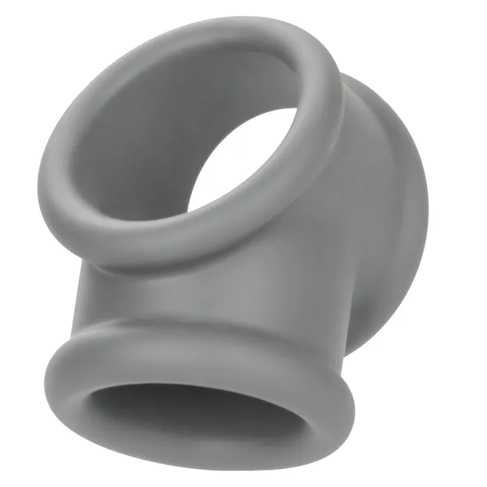 Male Sex Toys CalExotics Alpha Liquid Silicone Precision Ring Gray