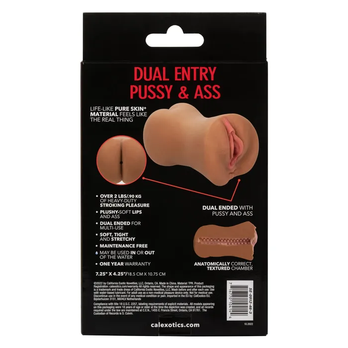 Male Sex Toys | CalExotics Stroke It Dual Entry Pussy and Ass