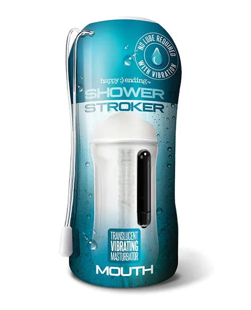 Male Sex Toys Global Novelties Shower Stroker Vibrating Ass Clear