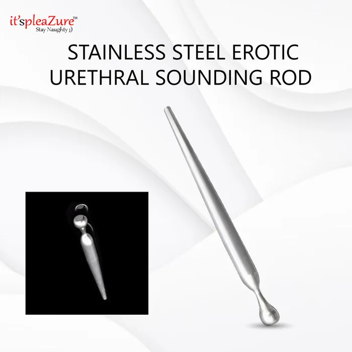 Male Sex Toys ItspleaZure ItspleaZure Stainless Steel Erotic Urethral Sounding Rod