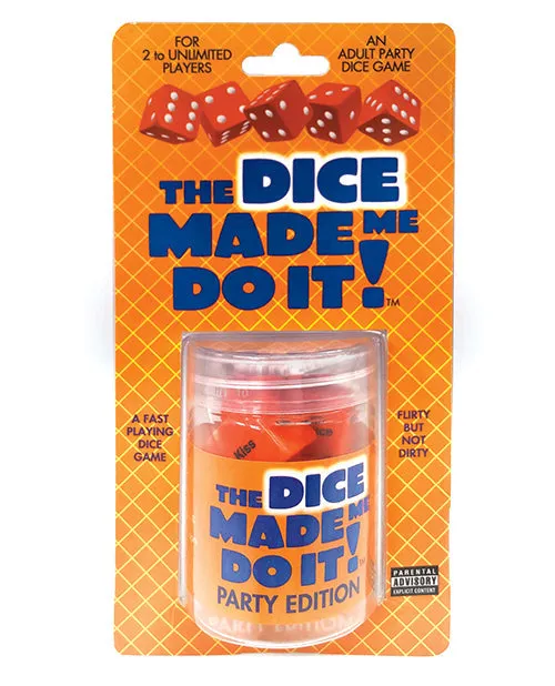 Male Sex Toys Little Genie Productions The Dice Made Me Do It Party Edition