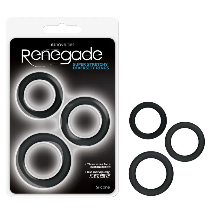 Male Sex Toys NS Novelties Renegade Diversity Ringsnsn111643