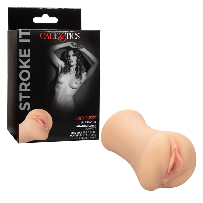 Male Sex Toys | Stroke It Juicy Pussy - Ivory - CalExotics