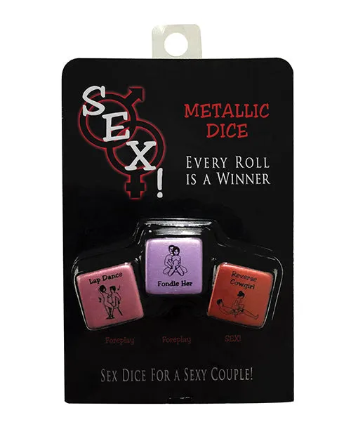 Metallic Sex Dice Kheper Games Female Sex Toys