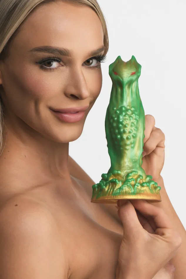 Nebula Alien Fantasy Dildo made of Silicone by Creature Cocks | XR Brands Dildos