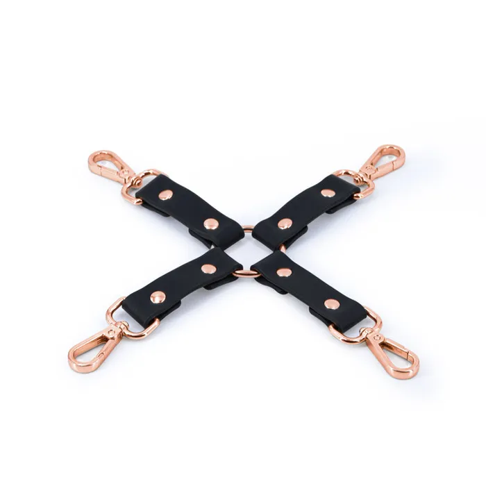 NS Novelties Bondage Couture Hog Tie - Black-(nsn-1306-63) | Anal