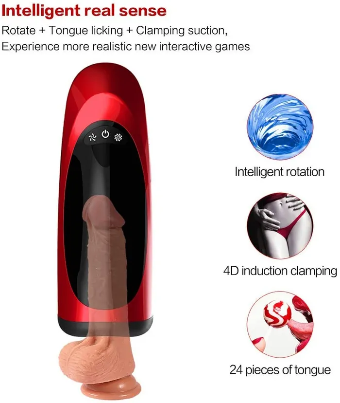 Penis Endurance Blow Job Mouth Piston Men Oral Sex Cup | Lusty Age Male Sex Toys