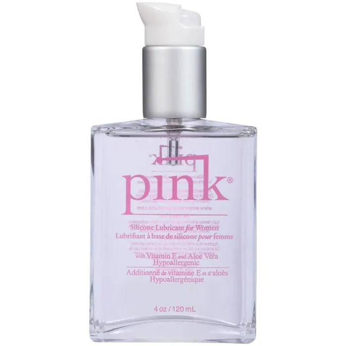 Pink 4oz. Glass Bottle | Gun Oil Pink Lubricant Dildos