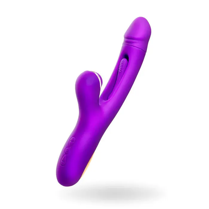 Playfulsextoy Female Sex Toys | Sam Ⅳ - Vibrator with Flapping Vibration & Clitoral Suction