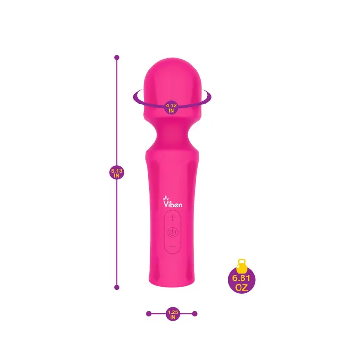 Presale Only - Mighty Muse - Hot Pink - Powerful  Personal Wand - Massager | Viben Vibrators