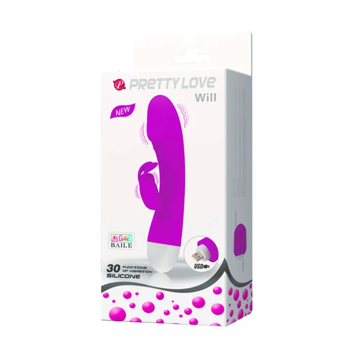 Pretty Love Vibrators | Pretty Love Will 30 Function Rabbit Style Vibrator