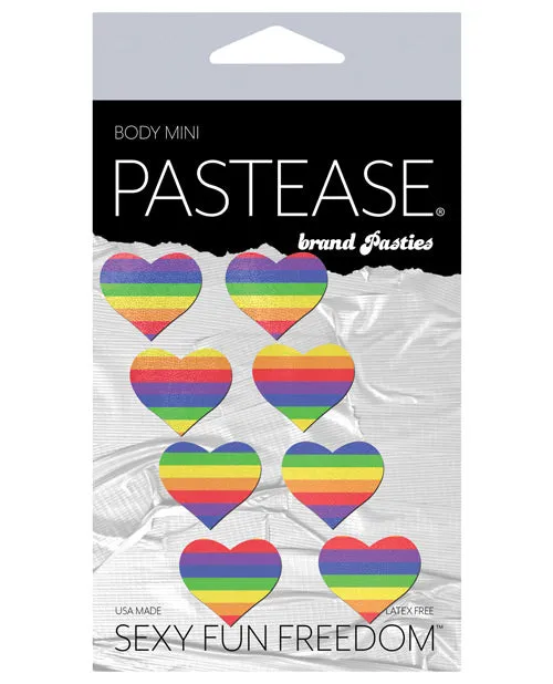 PRIDE Pastease Mini Rainbow Heart - Pack Of 8 O/S | Pastease Female Sex Toys