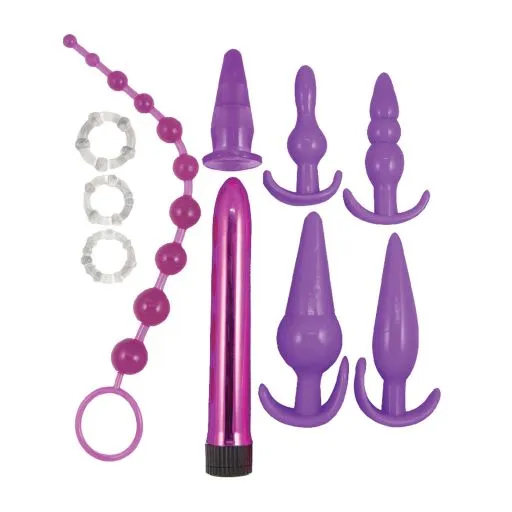 Purple Elite Collection 10-pieces Unique Anal Play Kit | Nasstoys Anal