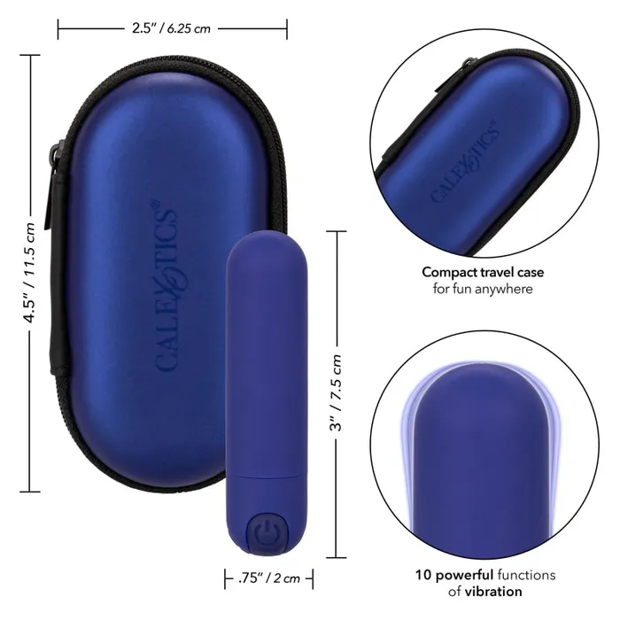 Rechargeable Hideaway Bullet - Blue | Calexotics Vibrators