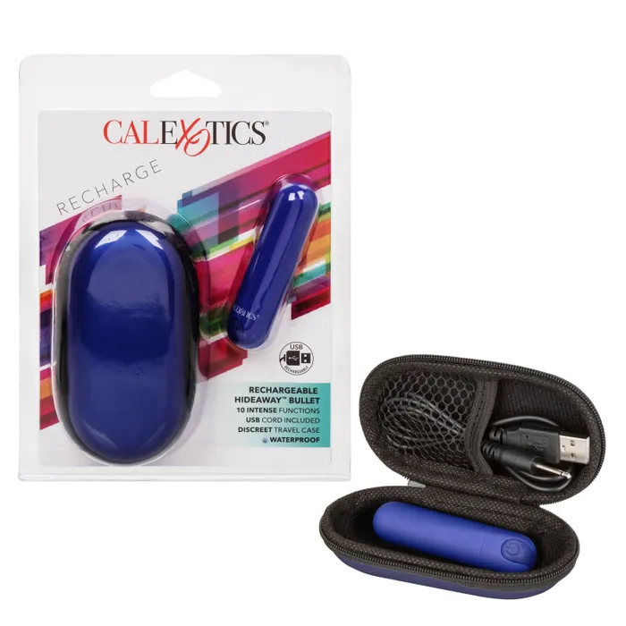 Rechargeable Hideaway Bullet - Blue | Calexotics Vibrators