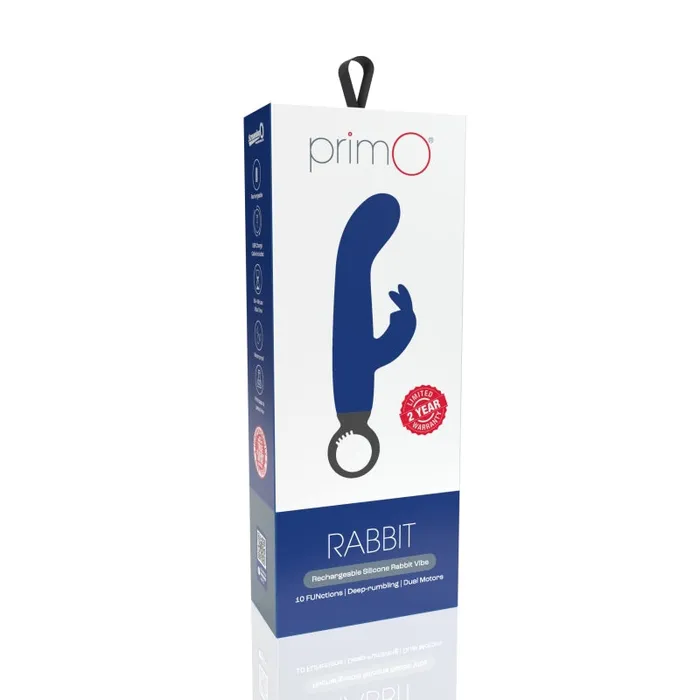 Screaming O Female Sex Toys | Primo Rabbit Rechargeable Vibrator - Blueberry