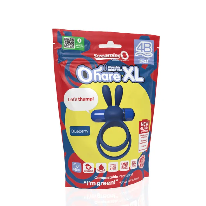 Screaming O Male Sex Toys | 4b Ohare XL - Blueberry