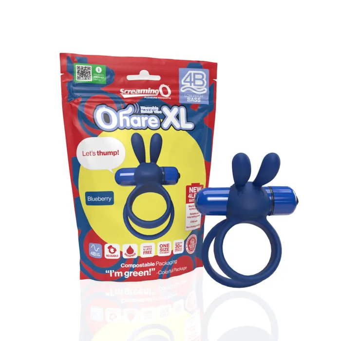 Screaming O Male Sex Toys | 4b Ohare XL - Blueberry