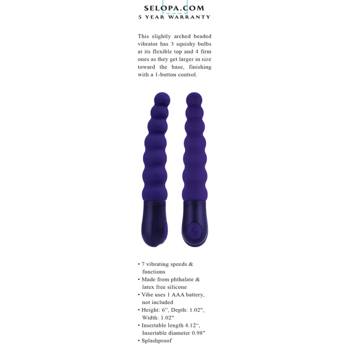 Selopa Beaded Beauty - Purple | Anal