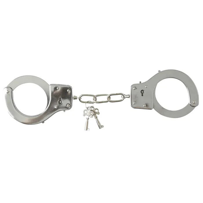 Sex & Mischief Metal Handcuffs-(ss10078) | Sportsheets Couples