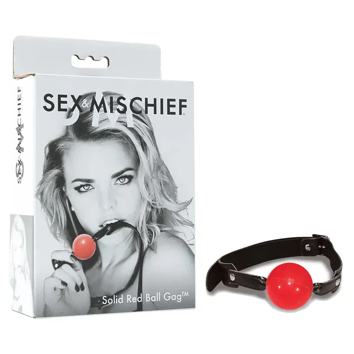 Sex Mischief Solid Red Ball Gagss10024 Sportsheets Couples