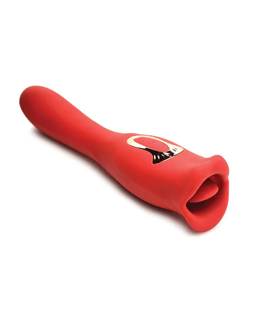 Shegasm Lickgasm Kiss + Tell Pro Dual Ended Kissing Vibrator - Red | Xr Vibrators