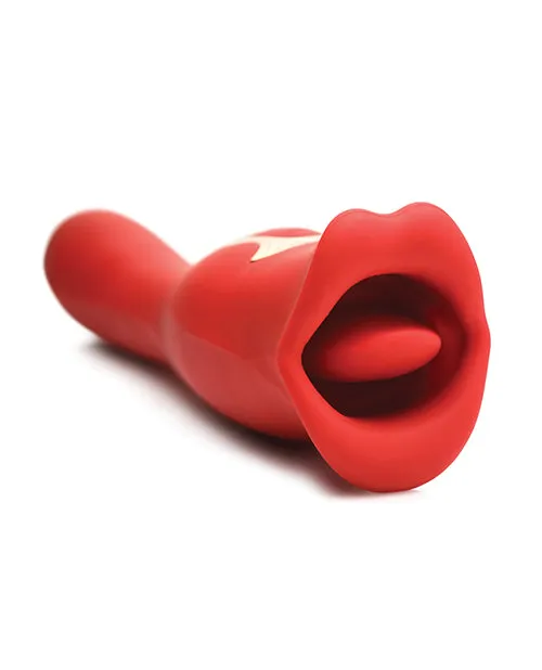 Shegasm Lickgasm Kiss + Tell Pro Dual Ended Kissing Vibrator - Red | Xr Vibrators