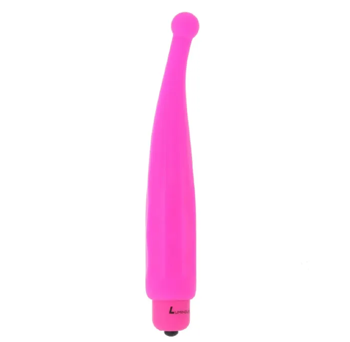 Shots America Female Sex Toys Luminous Lyra Bullet Vibrator With Pinpoint Sleeve Fuchsia