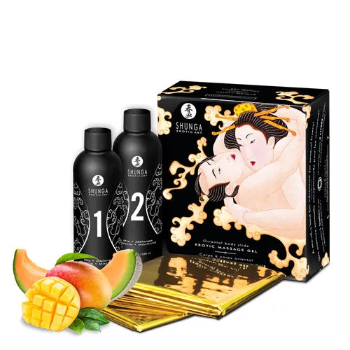 Shunga Couples Oriental Body to Body Massage Gel Melon Mango